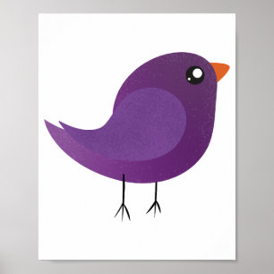 Süße kleine Vogels Kinder Poster