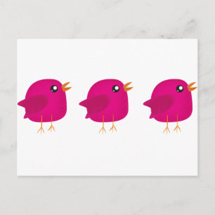 Süße kleine Vogels Kinder Postkarte