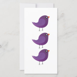 Süße kleine Vogels Kinder Save The Date