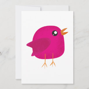 Süße kleine Vogels Kinder Save The Date