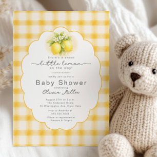 Süße kleine Zitronen-Baby-Einladung Einladung