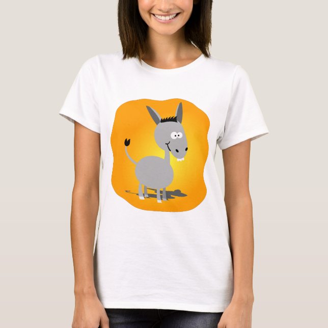 Süsse-kleiner Esel T-Shirt (Vorderseite)