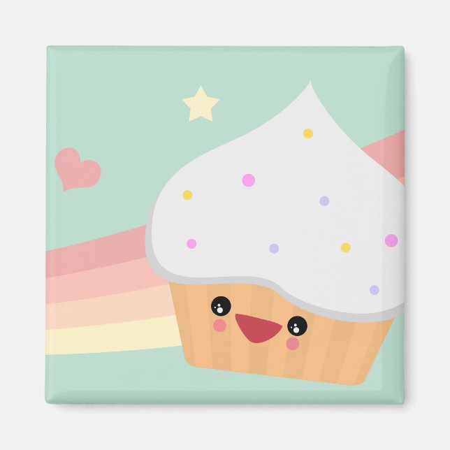 Süsse-kleiner Kuchen Magnet (Vorne)