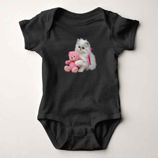 Süße Kleinkinder Perser-Teddybär  Baby Strampler (Vorderseite)