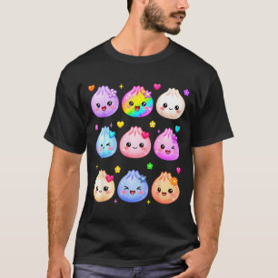 Süße Klöße kawaii Pastell Regenbogen Anime Geburts T-Shirt