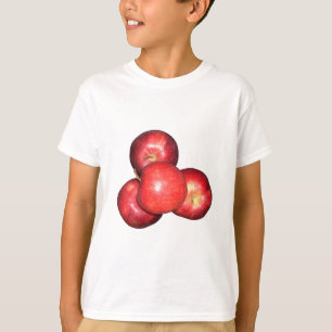 Süße & knackige rote Äpfel - Bio-Frucht Druck T-Shirt