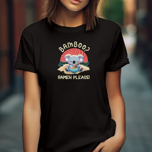 Süße Koala, die Ramen isst, Vintage Sonnenschein T-Shirt