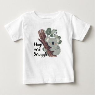 Süße Koala-Umarmungen und Kuscheln Baby T-shirt