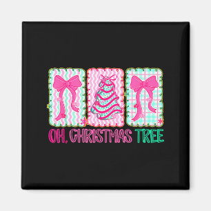Süße Kokette Oh Weihnachtsbaum Torte Schleife Es I Magnet
