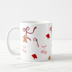 Süße Koketten-Schleifen-Weihnachts-Kaffeetasse Kaffeetasse
