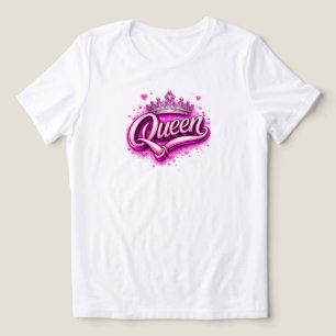 Süße königliche Prinzessin-Typografie Girly-Ästhet Tri-Blend Shirt