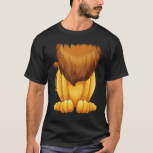 Süße kopflose Löwenkostüm Halloween Großer Katzman T-Shirt