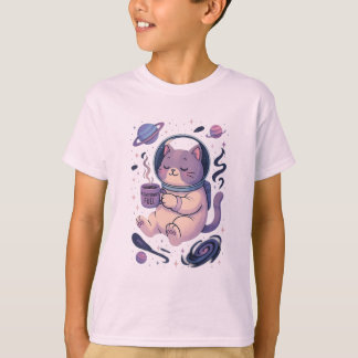 Süße kosmische Katzenkunst | Meowstronaut-Fuel-Tas T-Shirt