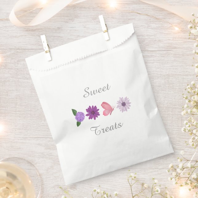 Süße Kosmos-Blumen-Hochzeitsdusche  Geschenktütchen (Ausgeschnitten)