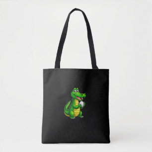 Süße Krokodil-Tasche – Grüner Alligator Bleib Wild
