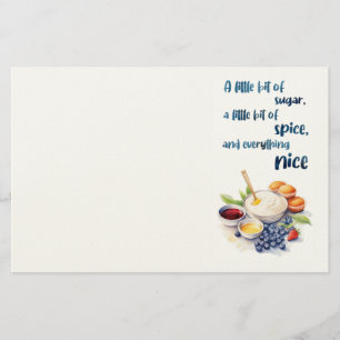 Süße Kuchen Design  Briefpapier