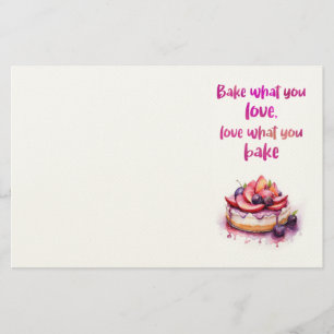 Süße Kuchen Design  Briefpapier