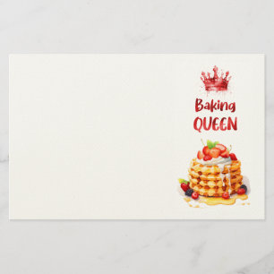Süße Kuchen Design Briefpapier