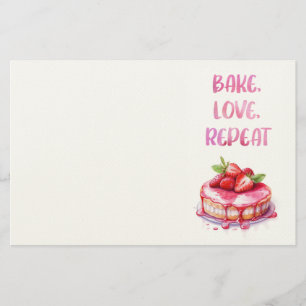 Süße Kuchen-Design  Briefpapier