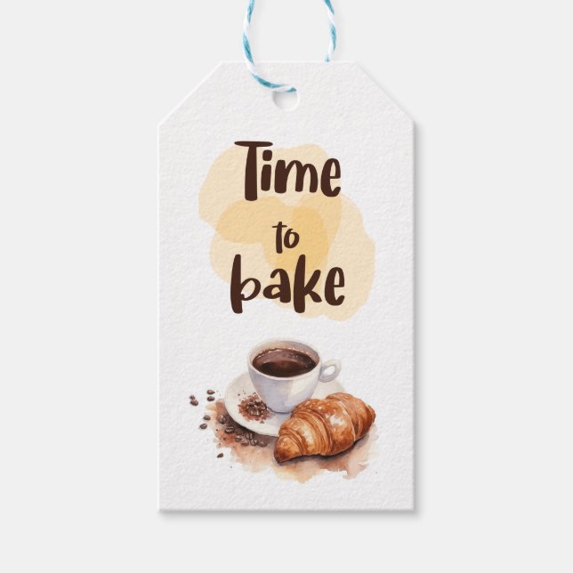 Süße Kuchen-Design  Geschenkanhänger (Vorderseite)