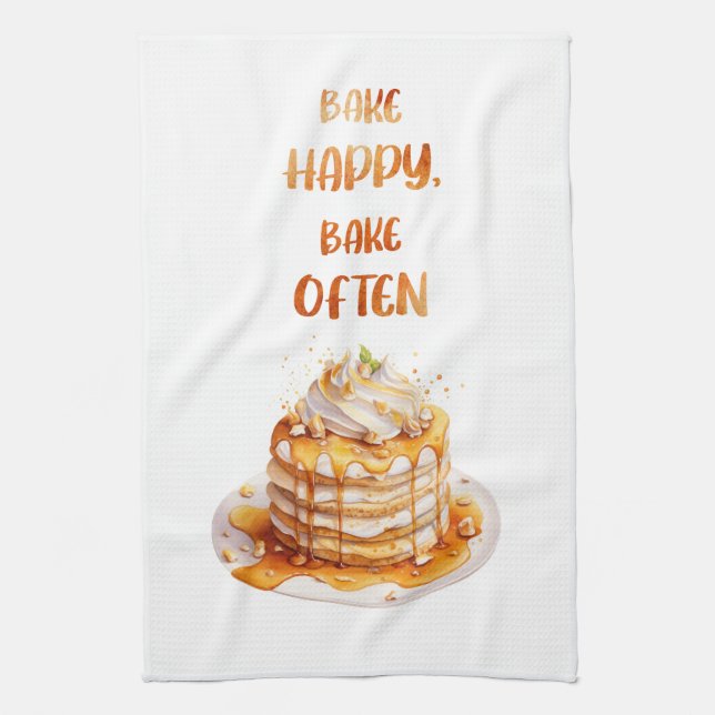 Süße Kuchen Design Geschirrtuch (Vertikal)