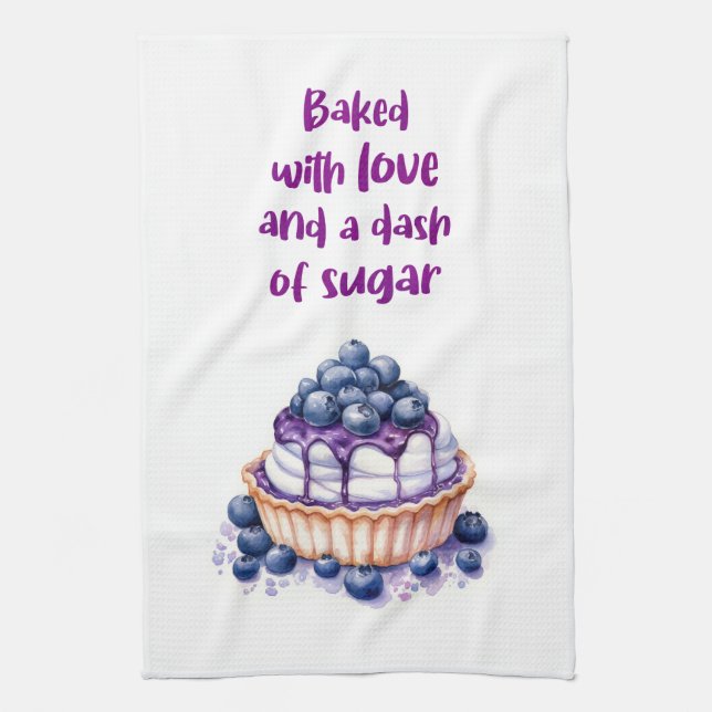 Süße Kuchen Design Geschirrtuch (Vertikal)