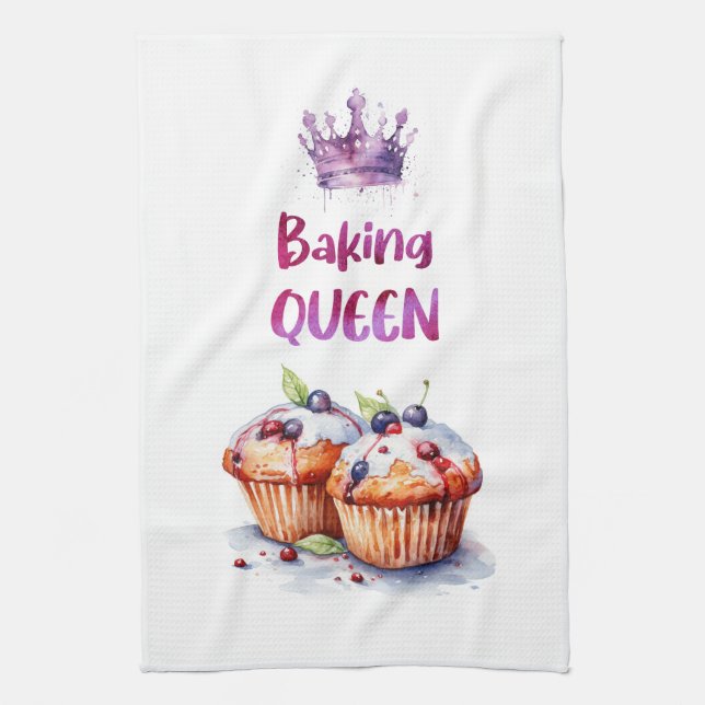 Süße Kuchen Design Geschirrtuch (Vertikal)