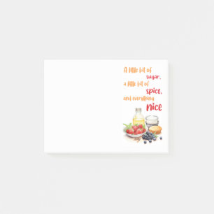 Süße Kuchen Design Post-it Klebezettel