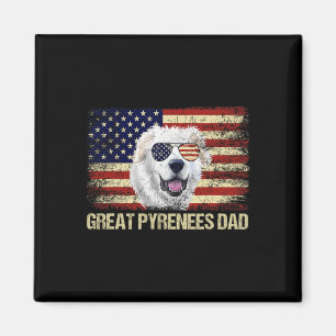 Süße Kuh 4. Juli Floral USA Patriotische Kuh Liebe Magnet