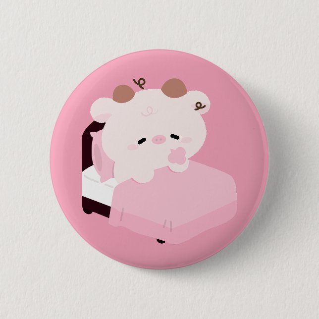 Süße Kuh Button (Vorderseite)