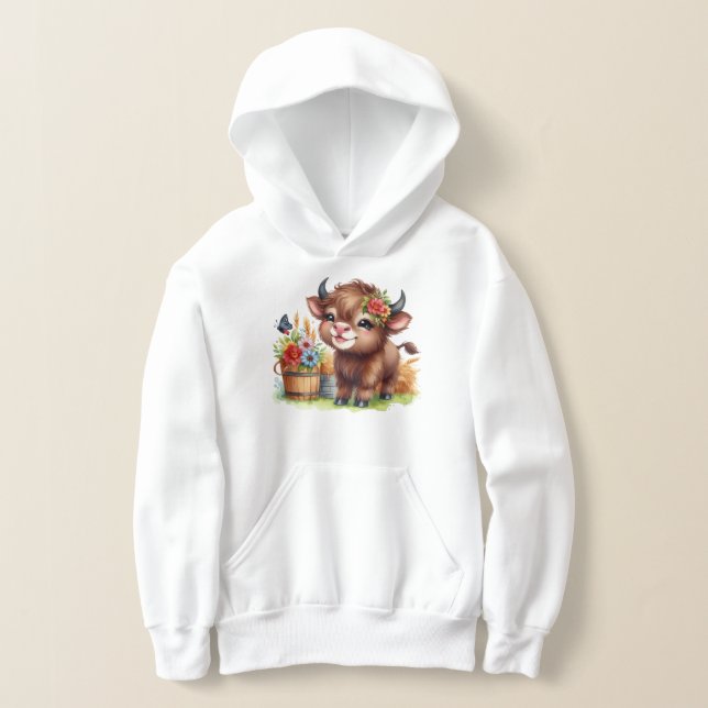 Süße Kuh Hoodie (Ablage )