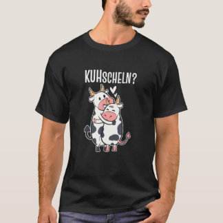 Süße Kuh Kuh für Fans von kuscheligen Kühen T-Shirt