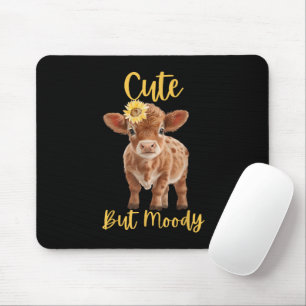 Süße Kuh-Launische Kuhliebhaber-Farm Cowgirl Baby  Mousepad