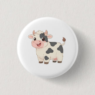 Süße Kuh-Schlüsselanhänger Button