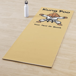 Süße Kung Poo Karate Yogamatte