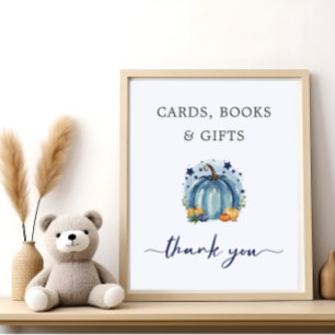 Süße Kürbis-Baby-Party Karte Buch Geschenk für Jun Poster