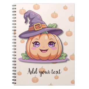 Süße Kürbismagie – Personalisiertes Halloween-Noti Notizblock