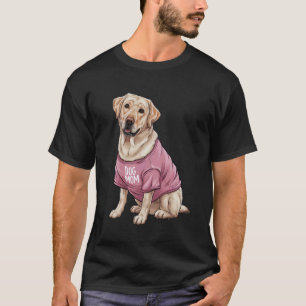 Süße Labrador Retriever Hundemama Pfotenliebhaberi T-Shirt
