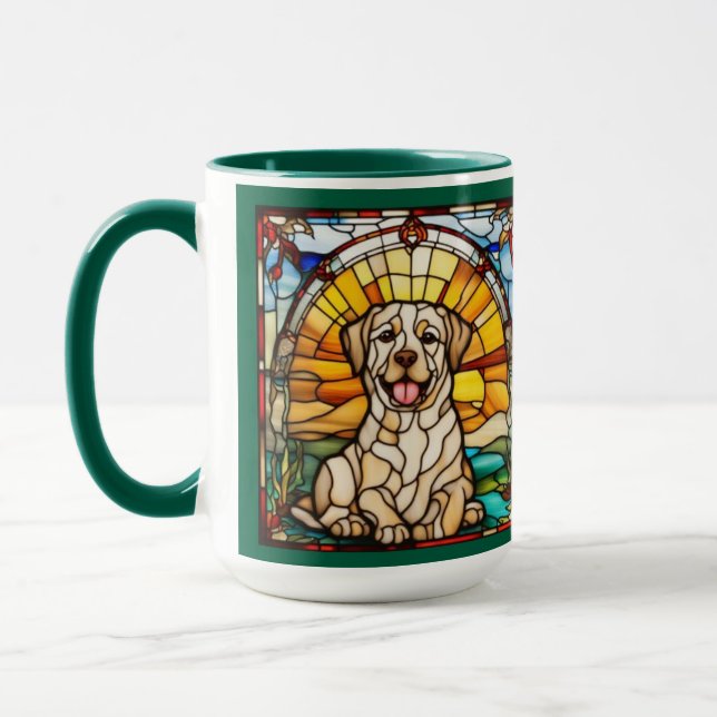 Süße Labrador Retriever Kaffeetasse (Links)