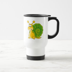 Süße lächelnde Schnecke Reisebecher