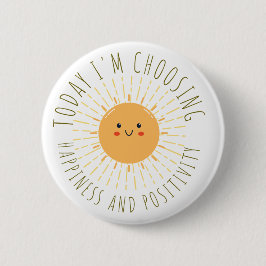 Süße lächelnde Sonne  Button