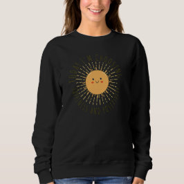 Süße lächelnde Sonne  Sweatshirt