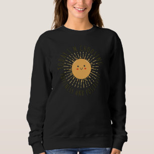 Süße lächelnde Sonne Sweatshirt