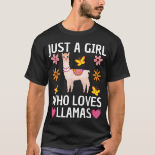 Süße Lama Für Frauen Mädchen Lama Landwirtschaft L T-Shirt