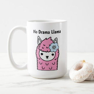 Süße Lama, kein Drama Lama Kaffeetasse