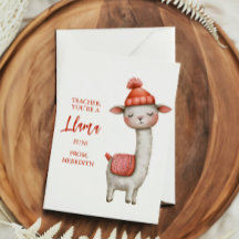 Süße Lama-Lehrer-Schätzung Valentinstag