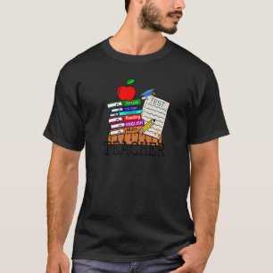 Süße lässige Schullehrerin liest Liebe unterrichte T-Shirt
