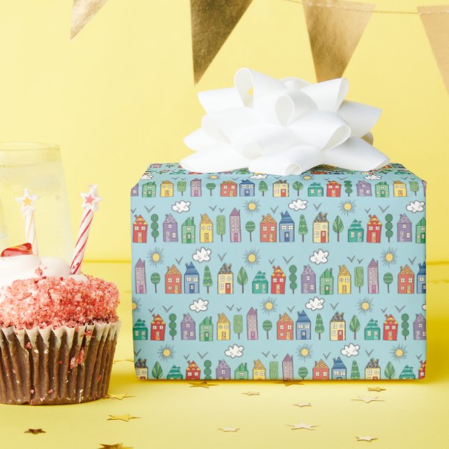 Süße Launen Nachbarschaft Geschenkpapier Rolle (Geburtstagsparty)