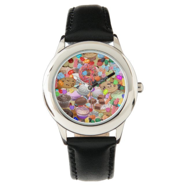 Süße Leckereien Armbanduhr (Vorderseite)