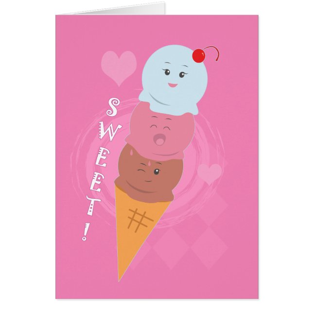 Süße Leckereien - Eiscreme-Kone! (Vorne)